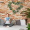 Artificial Lemon Greenery Garland Faux Spring Summer Eucalyptus Garland with Lemons Fake Fruit Vine Garland Wreath for Front Door Wall Table Kitchen Home Wedding Decor